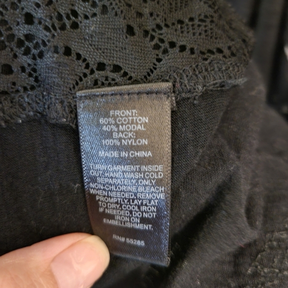 Express Women Geometric sequin Black Gray Aztec tank top size Small - Picture 5 of 7